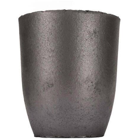 Creusets en carbure de silicium et graphite pour fonderie, pour la fusion, le moulage et le raffinage de l'aluminium, de l'or, de l'argent, du cuivre, du fer et du zinc. Neufs, lot de 3.