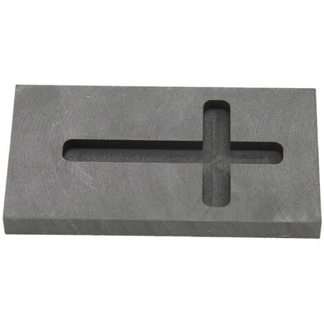 Moule de coulée de lingots de graphite, moule professionnel croisé pour le raffinage des métaux (or, argent, aluminium). (1/5)