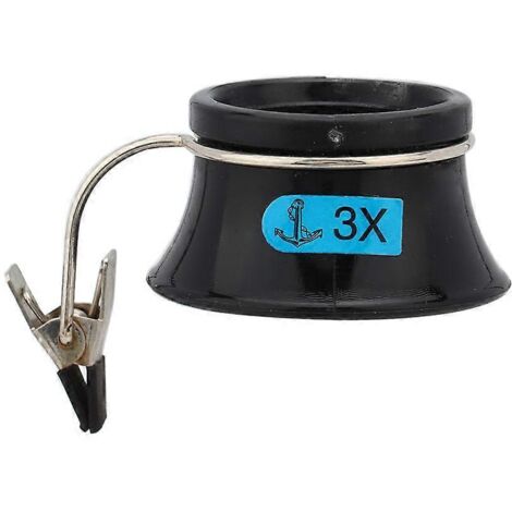 Loupe de réparation de haute précision avec clip, outil d'entretien de montres (3X) (1/5)