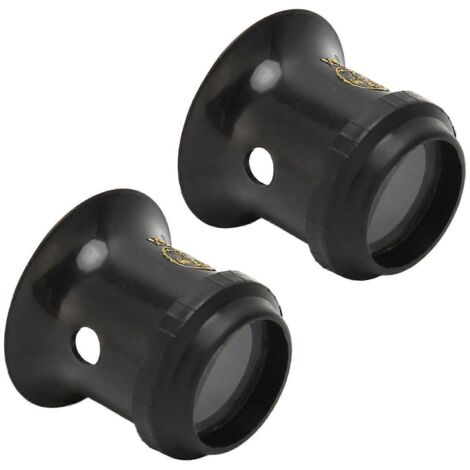 Lot de 2 loupes professionnelles portables pour la réparation de montres et l'évaluation de bijoux (grossissement 3X) (1/5)