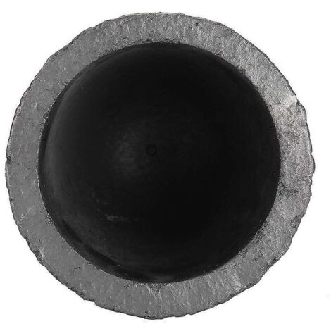 Creuset de fonderie en carbure de silicium graphite en forme de coupelle, outil de fusion 6 kg (1/5)