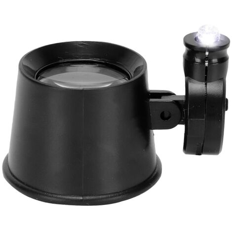 Loupe portable LED 10X pour la réparation de montres et de bijoux (1/5)