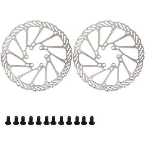 20242 Disques de frein pour vélo, légers, à dissipation thermique rapide, en acier haute dureté, pour VTT, 160 mm / 6,3 pouces (1/5)