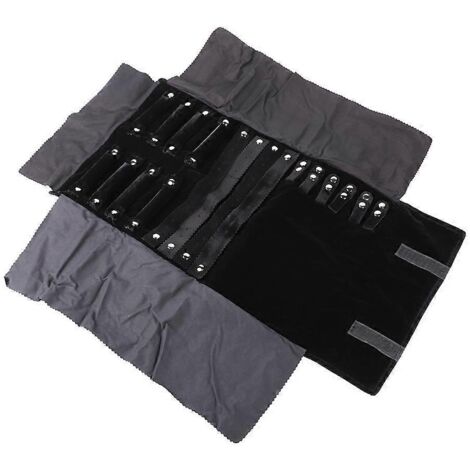Sac de rangement multifonctionnel pour bijoux, organisateur pour boucles d'oreilles, colliers et bracelets. (1/5)