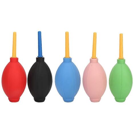 Lot de 5 souffleurs de poussière en caoutchouc, pompe à air, outil de nettoyage universel pour appareils photo, montres et téléphones (1/5)