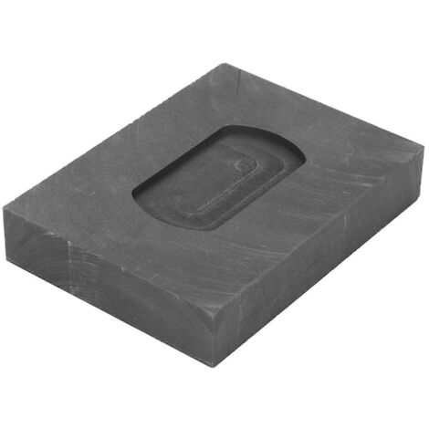 Moule à lingots pour coulée, chauffage et refroidissement rapides, résistant à l'usure, pour la fusion et le raffinage des métaux, 7,9 x 6,1 x 1,5 cm (1/5)
