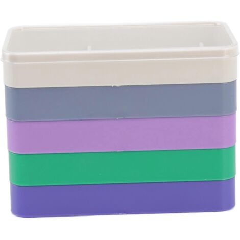 Boîte de rangement pour pièces de montre, 5 niveaux, grande capacité, plastique durable, format portable, pour outils et réparations. (1/5)