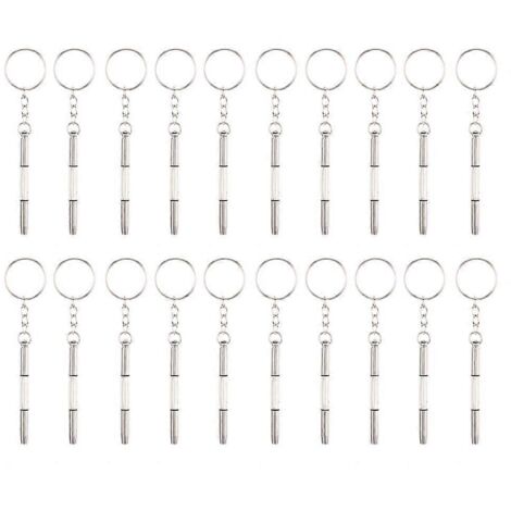 20 tournevis pour lunettes, montures de lunettes et montres - Outil de réparation (1/5)