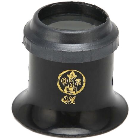Loupe d'horloger 4X pour la réparation de montres, résistante à l'usure, grossissement 4X, idéale pour la fabrication de bijoux, de pièces de monnaie et de maquettes de pierres antiques. (1/5)