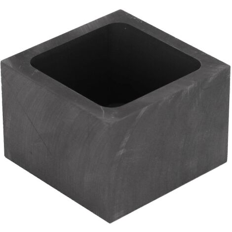 Moule en graphite carré de 45 ml résistant aux hautes températures pour la fusion, le moulage et le raffinage de lingots. (1/5)
