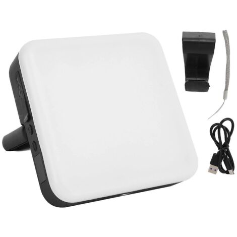 Lanterne de camping LED étanche avec support pivotant à 90 degrés, projecteur pour tente, idéale pour les situations d'urgence en extérieur. (1/5)