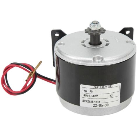 Moteur électrique à balais 2024, moteur CC à aimant permanent haute vitesse professionnel pour trottinette électrique, contrôle de vitesse, 12 V, 2750 tr/min (1/5)