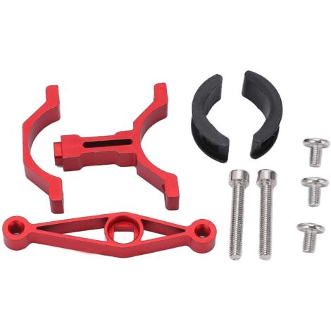 Support de porte-bidon CANSUCC pour vélo de route et VTT, réglable, à fixer sur le guidon ou la tige de selle (rouge) (1/5)