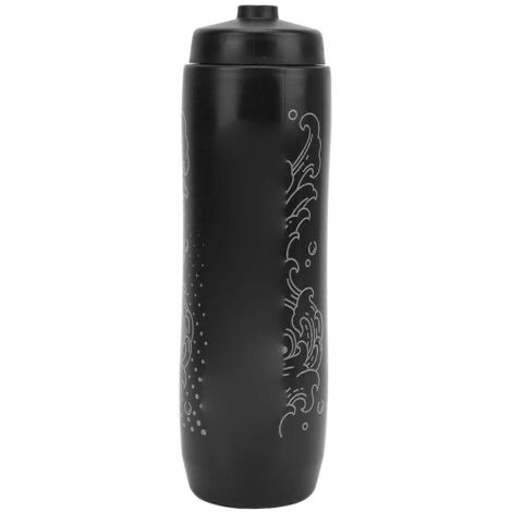 Gourde de vélo 2024Bike, modèle souple, grande capacité (1000 ml), noire, idéale pour le camping et le cyclisme. (1/5)