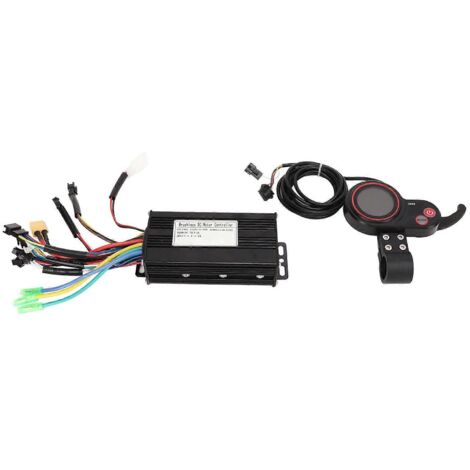 Kit de contrôleur sans balais pour moteur 2024M4 avec écran LCD V889, compatible avec vélos et scooters électriques 24 V, 36 V et 48 V. (1/5)
