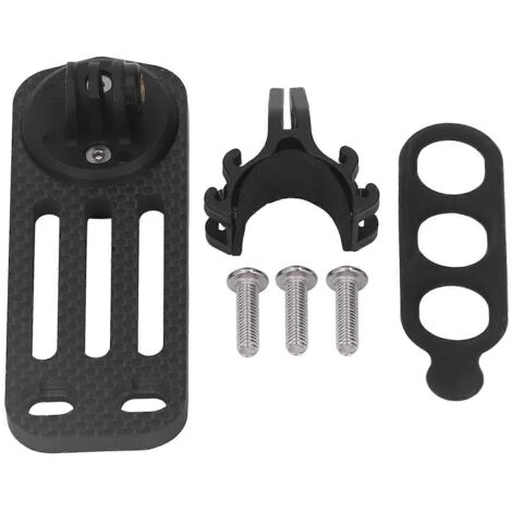 Support de compteur de vélo 2024 en fibre de carbone 3K avec extension et fixation avant pour accessoires de vélo (1/5)