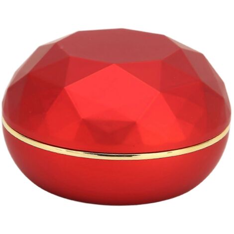 Coffret cadeau exquis pour bague, étui de rangement portable pour bijoux avec éclairage, idéal pour une demande en mariage (rouge) (1/5)