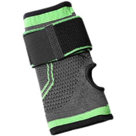 Attelle de poignet extensible et respirante à compression et absorption des chocs, protection de poignet sportive M (1/5)