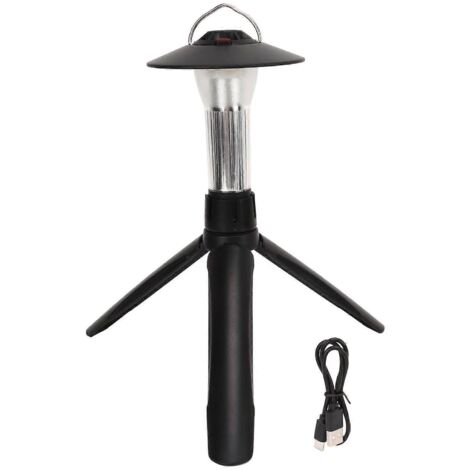 Lampe torche de camping portable 2024 LED avec cache-lampe et support triangulaire pour le camping (1/5)