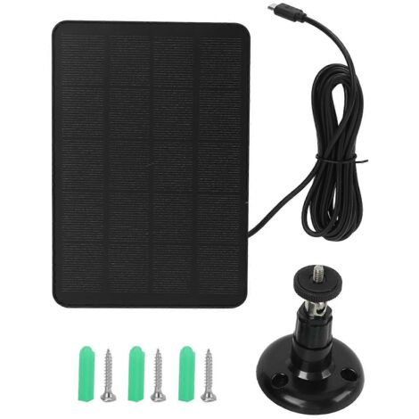Chargeur solaire 2024Solar Panel Charger 4W 5V à haut taux de conversion, panneau solaire portable étanche pour appareils basse consommation (1/5)