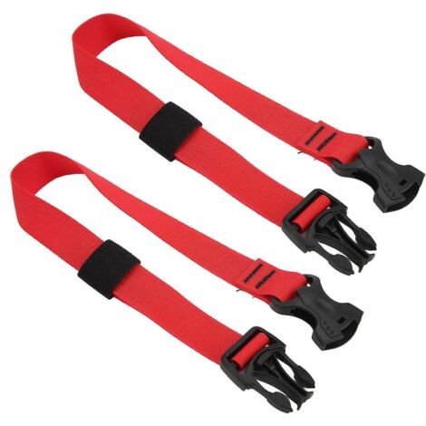 20242 pièces - Sangle de valise réglable de 0,6 m avec boucle à dégagement rapide - Sangles de bagages multifonctionnelles pour le camping (1/5)