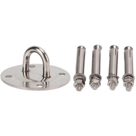 Kit de suspension de plafond en acier inoxydable avec crochet et support d'ancrage pour hamac de yoga (1/5)