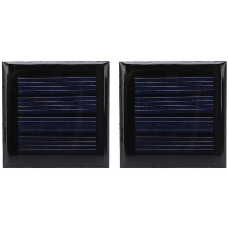 2 panneaux solaires miniatures 2V 210mA, cellules photovoltaïques, chargeur, 40x40mm/1,6x1,6in (1/5)