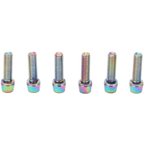Vis de fixation de porte-bidon en acier 2024 M5x23mm, colorées, pour la fixation des extrémités de guidon (1/5)