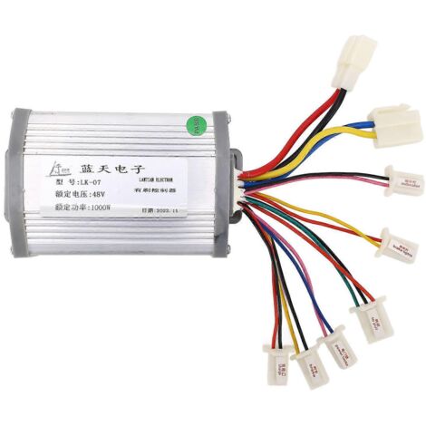 Contrôleur de vitesse pour moteur à balais 1000 W 48 V pour conversion de vélo électrique et scooter (1/5)