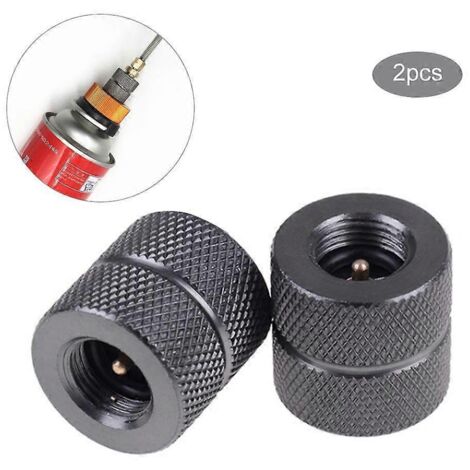 Adaptateur pour réchaud de camping (lot de 2), convertisseur de gaz pour cartouche de gaz, accessoires de camping. (1/5)
