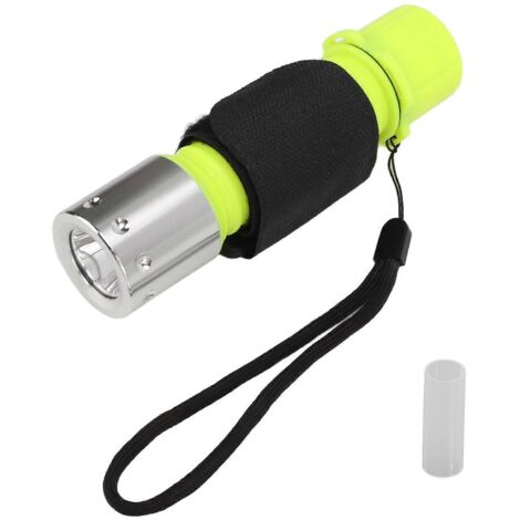 Lampe torche étanche 2024Dive Light LED IPX8, robuste, en alliage d'aluminium, portable et légère, à usage multiple. (1/5)