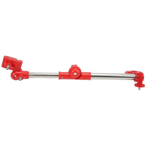 Support de parasol de vélo en acier inoxydable 2024, pivotant à 360°, pour poussette, rouge. (1/5)