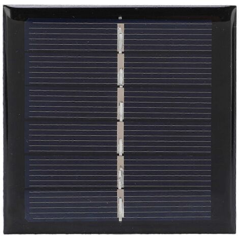 Panneau solaire portable 0,6 W 3 V en polysilicium, module de charge solaire de niveau A pour éclairage solaire de jardin (1/5)