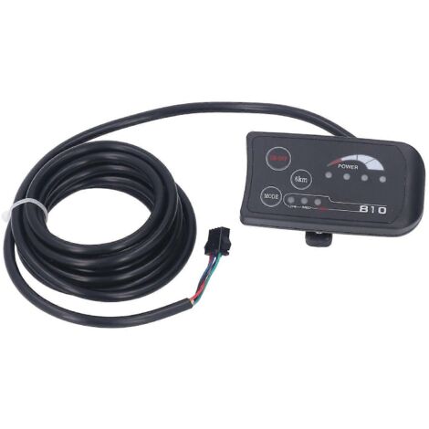 Panneau d'affichage LED 202436V 48V S810 pour vélo électrique, modification de vélo à 4 fils, compteur de contrôle LED, prise SM (1/5)