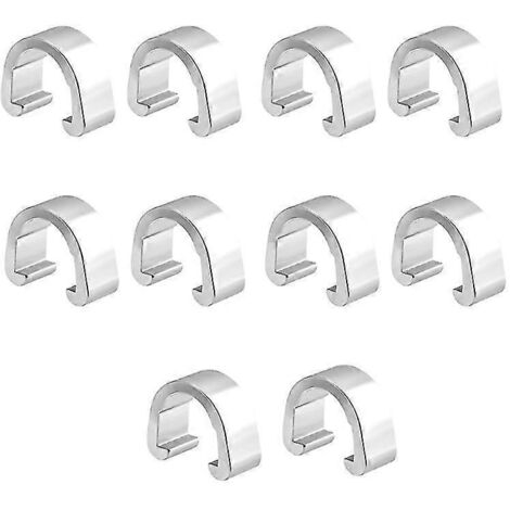 2024 Lot de 10 clips de câble de frein de vélo, fixations pour dérailleur et câbles de vitesses (1/5)
