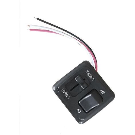 Variateur 12 V CC pour LED, halogène, incandescent – Camping-car, voiture, camion, bateau et éclairage linéaire – Noir (1/5)