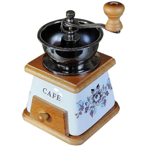 Moulin à café manuel, nouveau moulin à main en céramique, petit moulin à café moulu, moulin ménager Ceramiwhite (1/5)