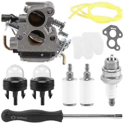 Carburateur avec filtre à air et filtre à carburant pour tronçonneuse 235 235E 236 236E 240 240E (argent) (1/5)