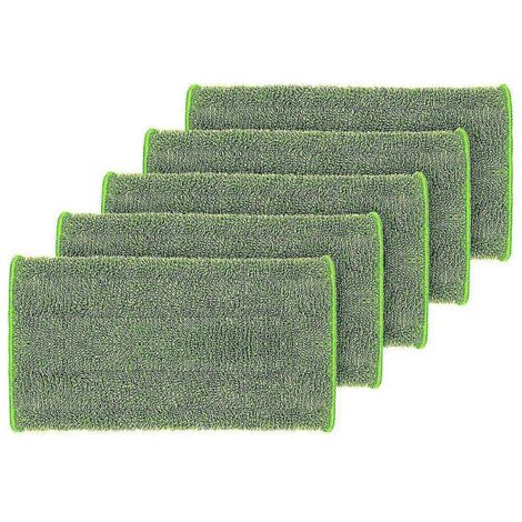 Recharges de serpillière en microfibre réutilisables, lavables et absorbantes, compatibles avec les balais WetJet Mgreen (1/5)
