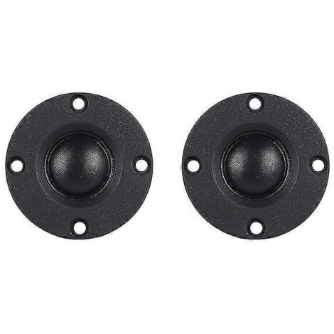 tweeters 6 ohms 30 W Hi-Fi à dôme souple et film de soie, résistance en néodyme, boîtier en aluminium noir (1/5)