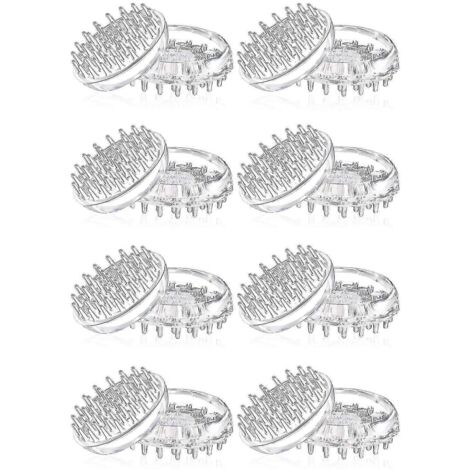 2024 Lot de 8 protections de sol carrées/rondes pour pieds de chaise, antidérapantes, faciles à installer, pour parquets. Embouts pour pieds de chaise. (1/5)
