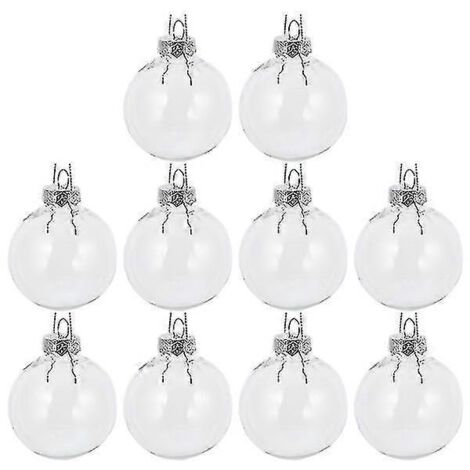 Lot de 10 décorations de Noël : boules, sphères et autres ornements. (1/4)