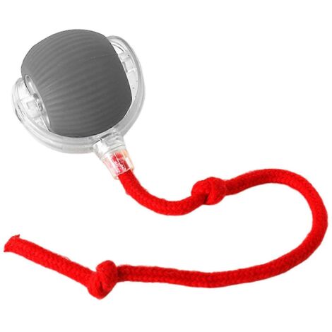 Balle roulante pour chat avec évitement automatique d'obstacles - Accessoire pour animaux de compagnie - Gris (1/5)