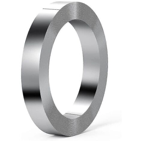 Bandes de nickel pur, 9,75 m (32 pi), 0,15 po x 8 mm d'épaisseur, pour la fabrication de batteries haute capacité et BatSilver (1/5)
