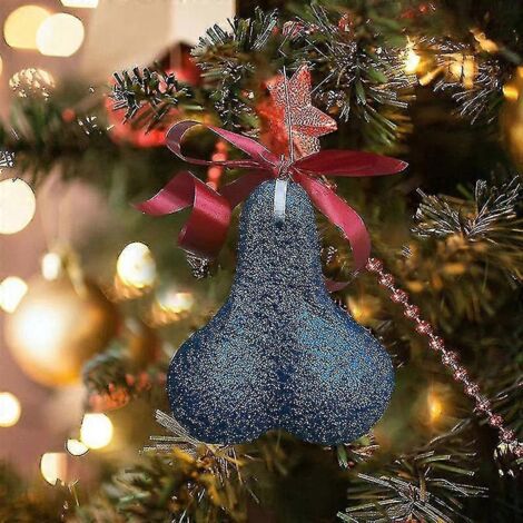 Boules de Noël à suspendre - Décorations créatives pour sapin de Noël - Bleu