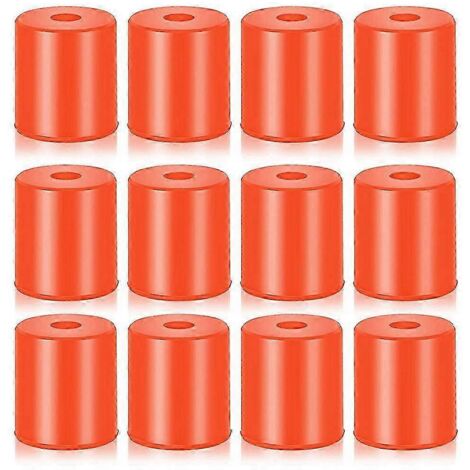 Lot de 12 pièces pour plateau chauffant d'imprimante 3D : supports de nivellement en silicone résistants à la chaleur, compatibles avec -1Orange (1/5)
