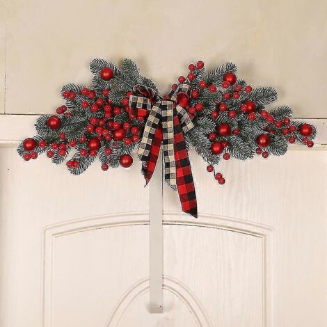 Décorations de Noël extérieures - Panneau « Joyeux Noël » pour le porche - Bonne année Red Buffalo (1/2)