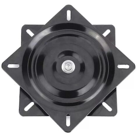 Siège de bateau pivotant de 15 cm (6 pouces) pour bateau de pêche ou bateau marin. Rotation à 360°. Noir universel. (1/5)