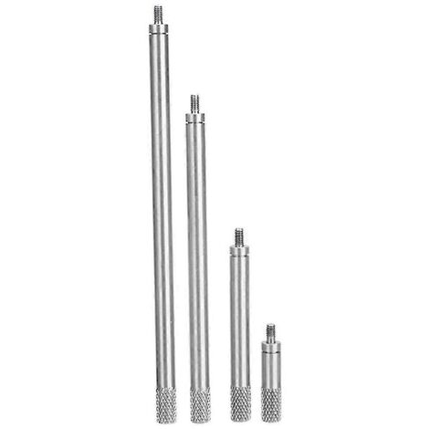2024 Lot de 4 comparateurs numériques à cadran HSS de 5 mm de diamètre, tige d'extension de 25/50/75/100 mm de longueur (1/5)