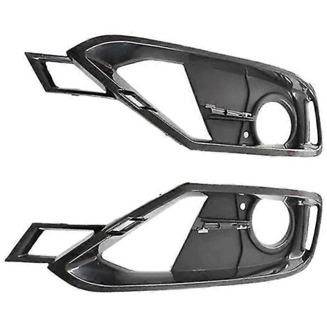 Cache de grille de pare-chocs avant avec feux antibrouillard pour BMW Série 3 F30 F31 (2012-2015) 51117300739 51117300740 noir (1/5)